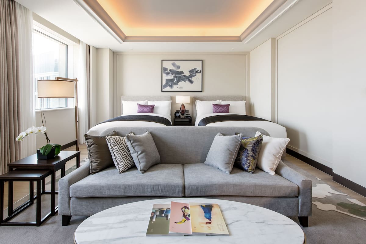 1 habitación y ropa de cama de alta calidad