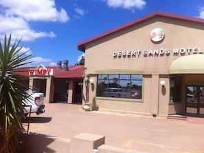 Voorkant van accommodatie