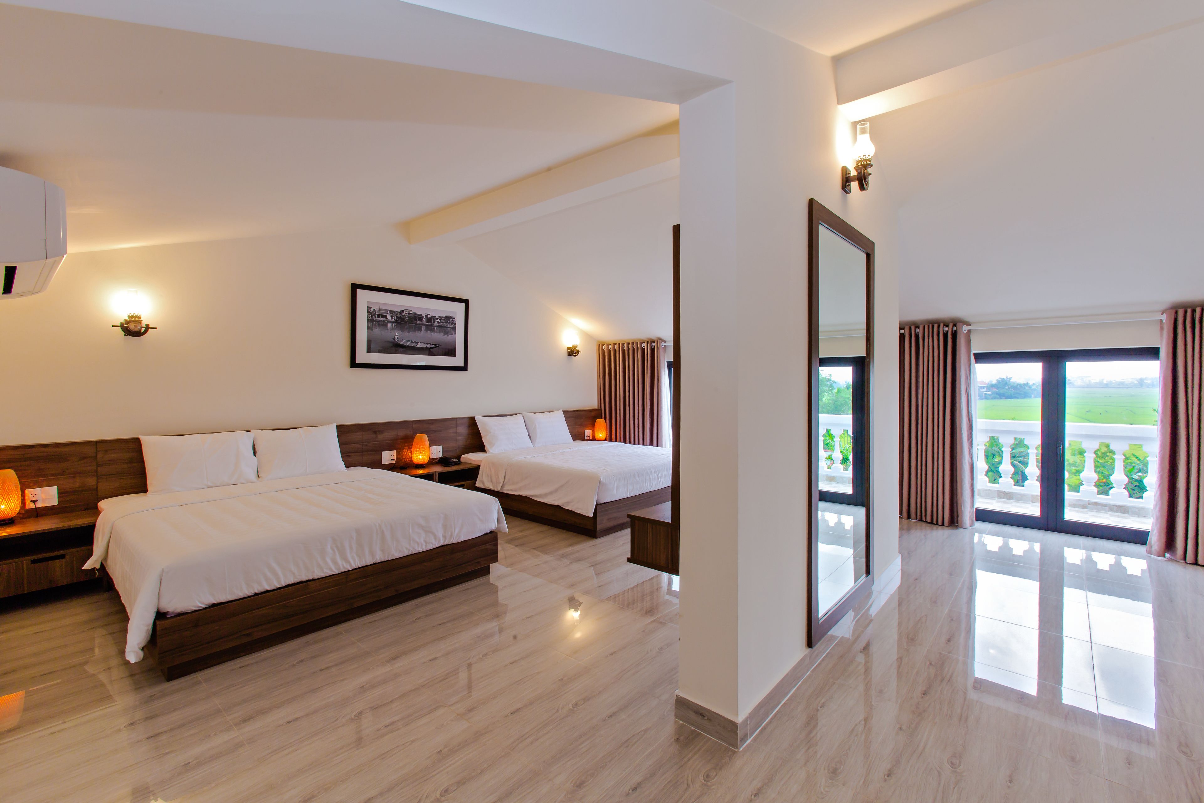 family suite, balcony, rice fields | 1 bedroom, minibar, in-room safe, desk