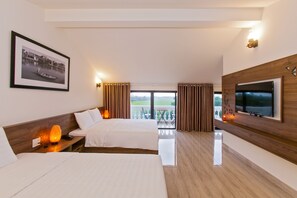 Family Suite, Balcony, Rice Fields