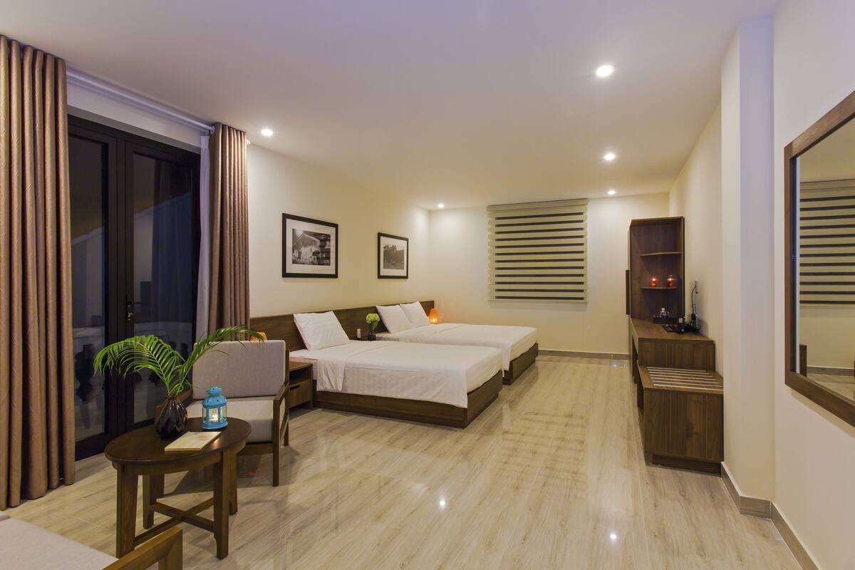 Deluxe Triple, Balcony, Rice Fields | Minibar, in-room safe, desk, soundproofing