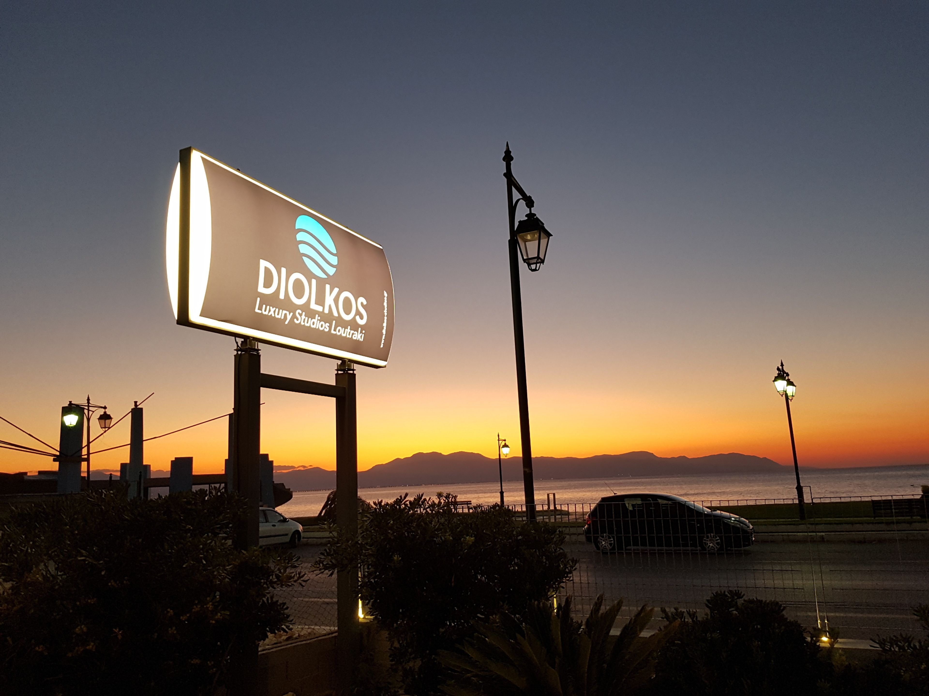 front of property – evening/night