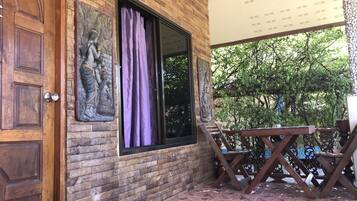 منزل صغير - سريران فرديان منفصلان | شرفة