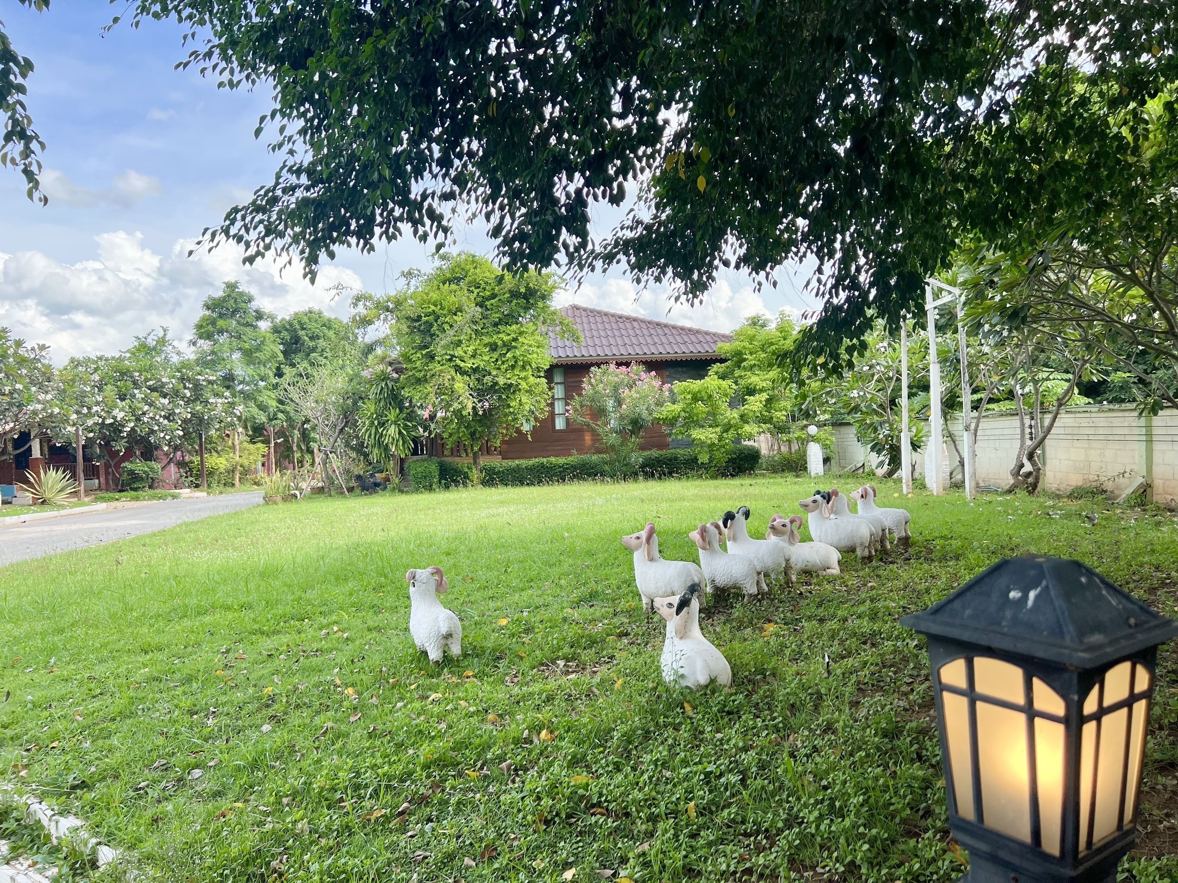 Bungalow, 2 Single Beds | Courtyard view