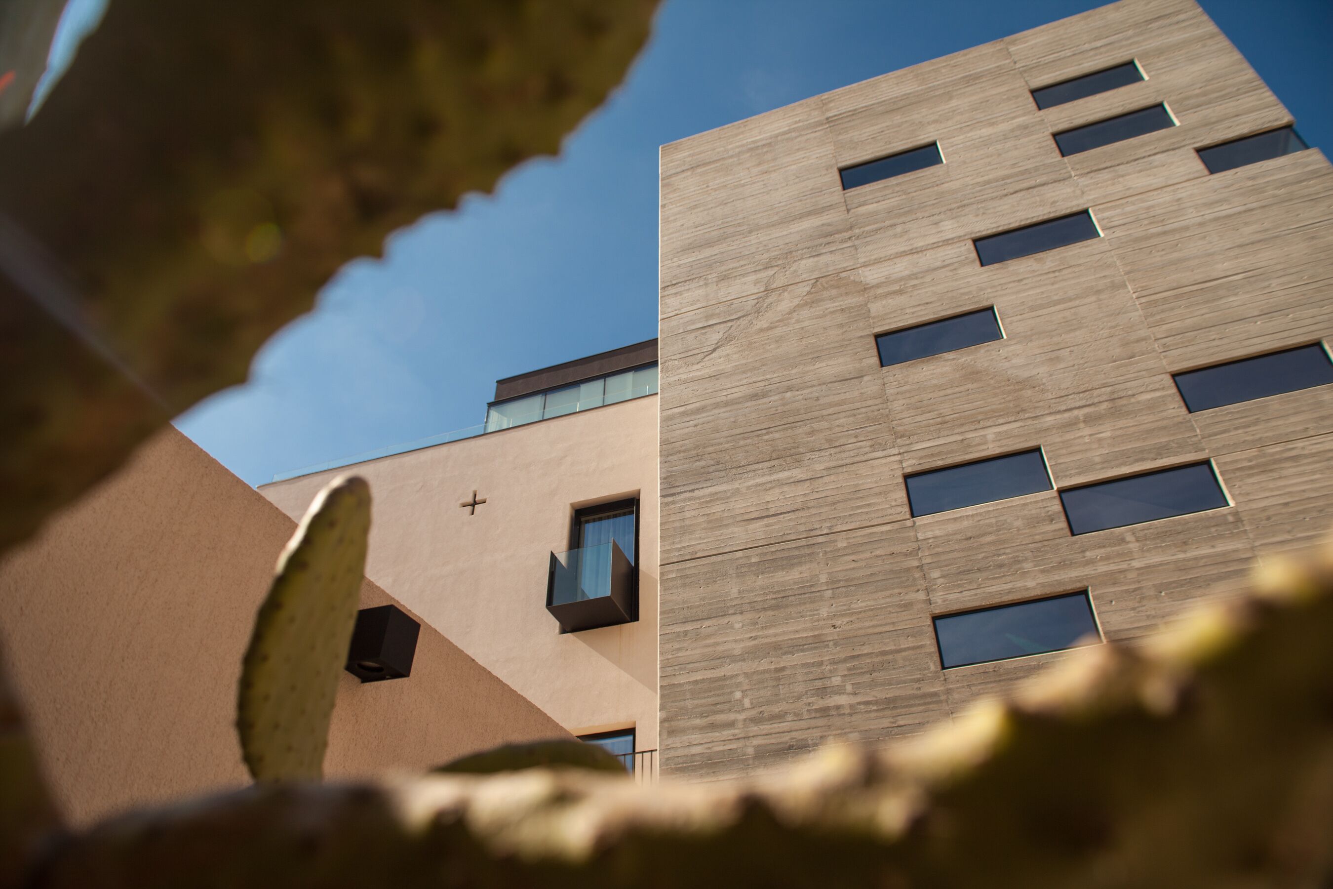 Facciata della struttura