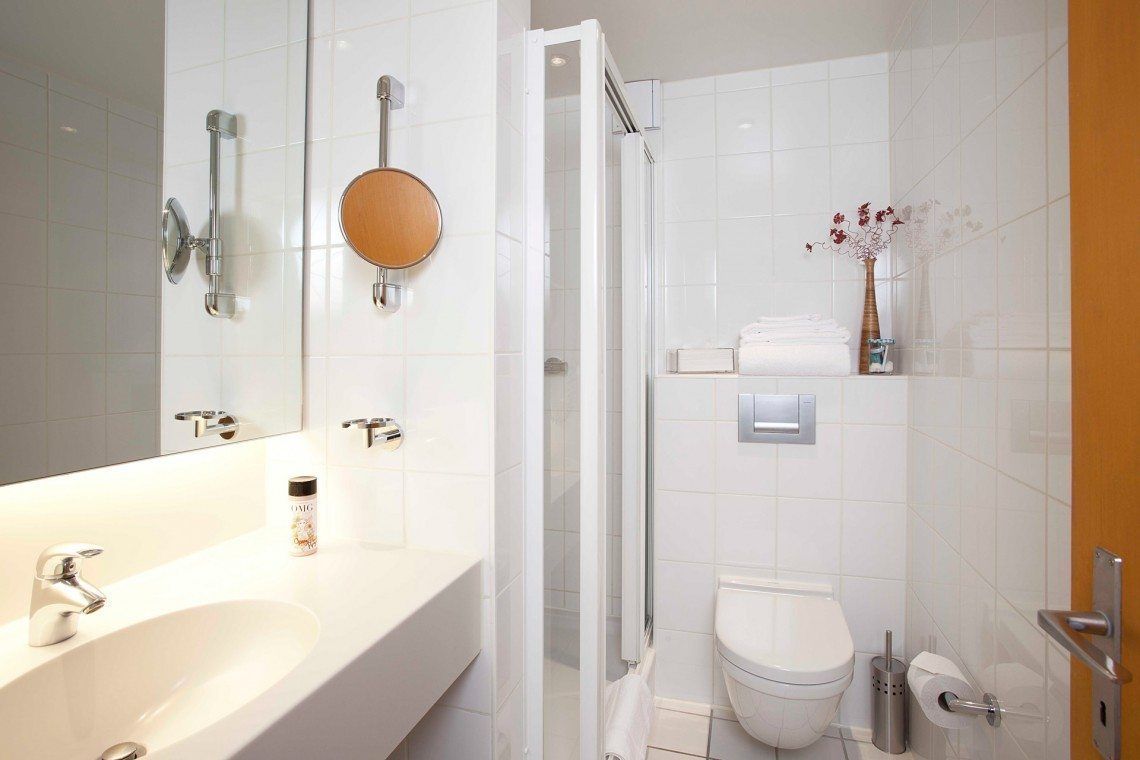 free toiletries, slippers, towels