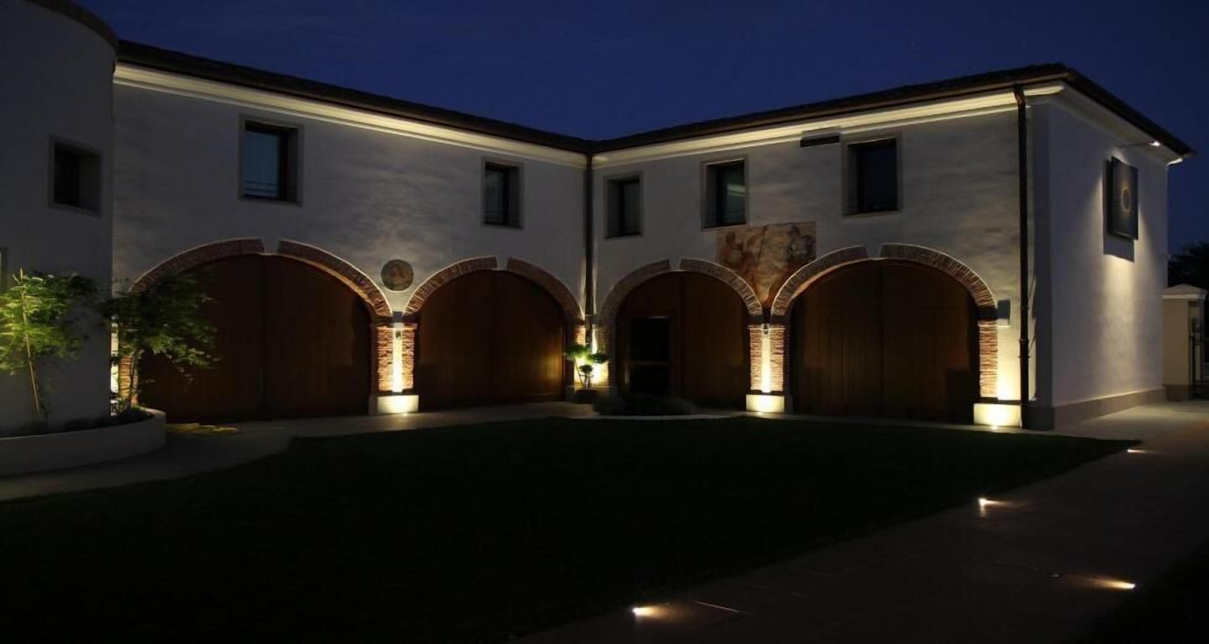 front of property – evening/night