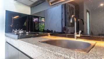 別墅, 1 間臥室, 私人泳池 | 私人廚房 | 雪櫃、爐具、洗碗機、咖啡機/沖茶器