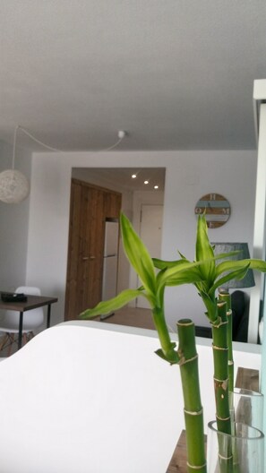 Estudio, vistas a la piscina | Servicio de comidas en la habitación