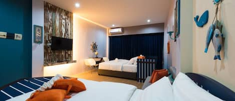 President Suite Room | ตู้นิรภัยในห้องพัก, โต๊ะทำงาน, ผ้าม่านกันแสง, Wi-Fi ฟรี