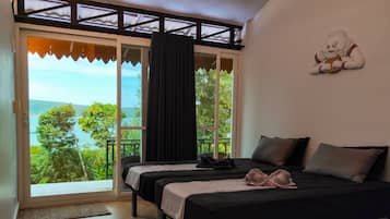 Chambre Standard Double ou avec lits jumeaux, vue mer