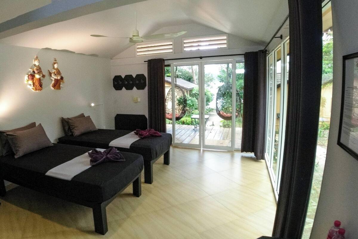 Comfort-Villa, 2 Einzelbetten, Meerblick