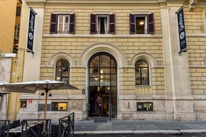 Majoituspaikan julkisivu