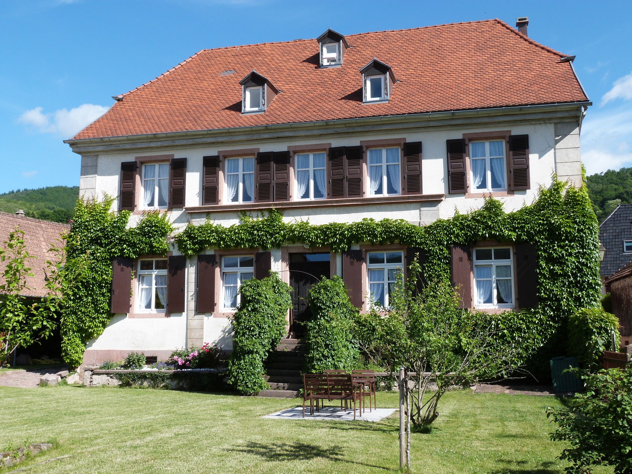 Façade de l’hébergement