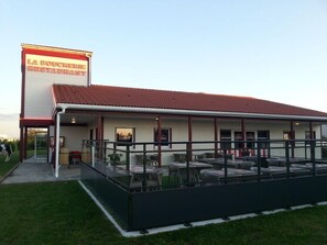 Front of property – evening/night