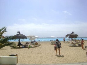 Beach nearby, white sand