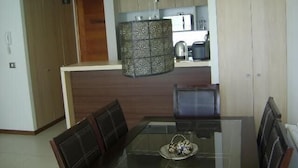 Family Apartment, 2 Bedrooms, Balcony, Garden View | In-room dining - Departamento Laguna Mar 7 (La Serena)