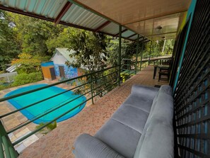 Balcony - Los Amigos Jungle Hotel Tortuguero (Colorado)