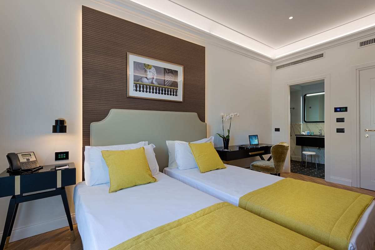 Double or Twin Room | Premium bedding, minibar, in-room safe, desk