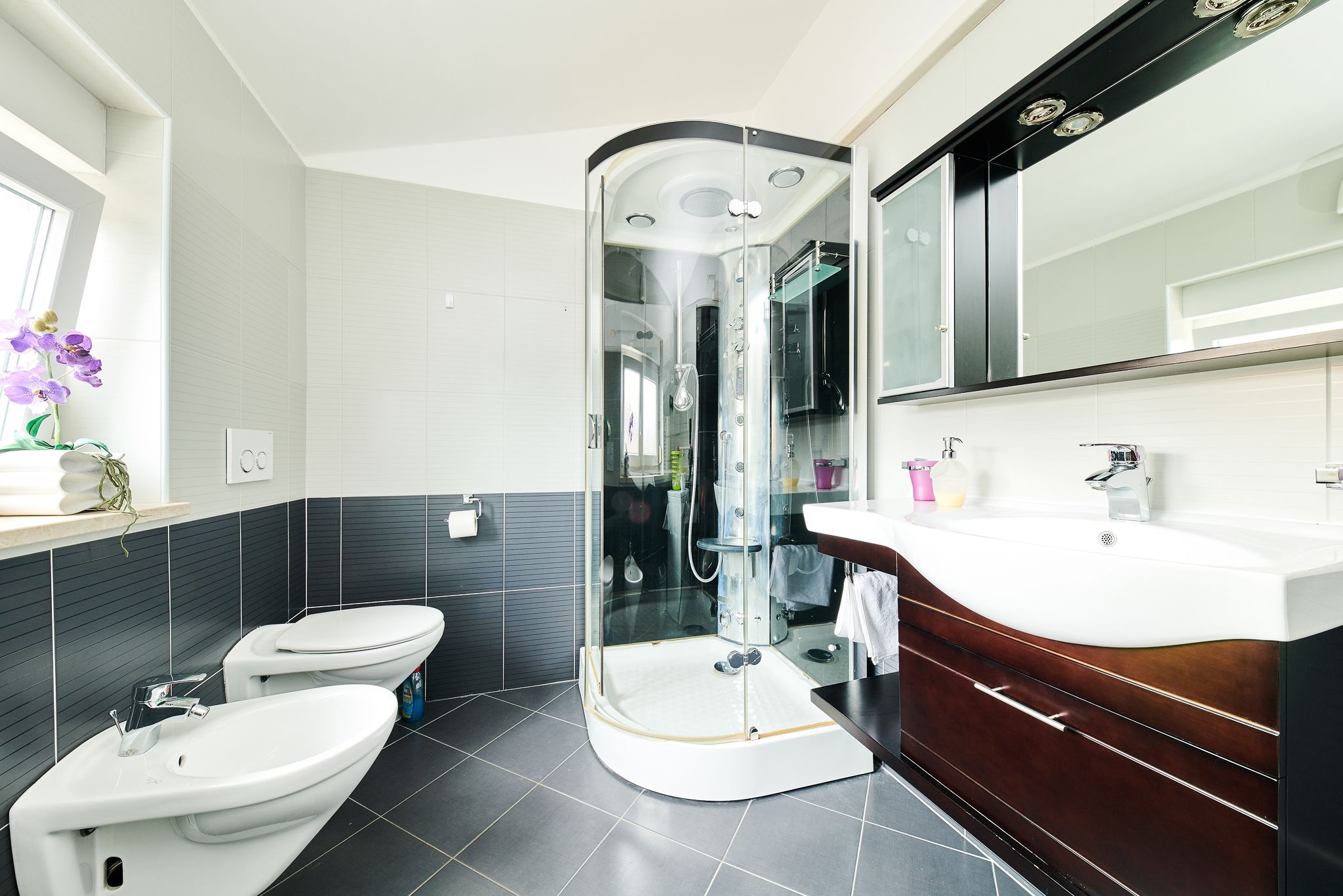 Superior Apartment, 2 Bedrooms, Fireplace, Sea View | Bathroom