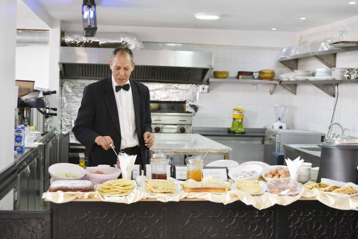 breakfast, lunch, dinner served; moroccan cuisine