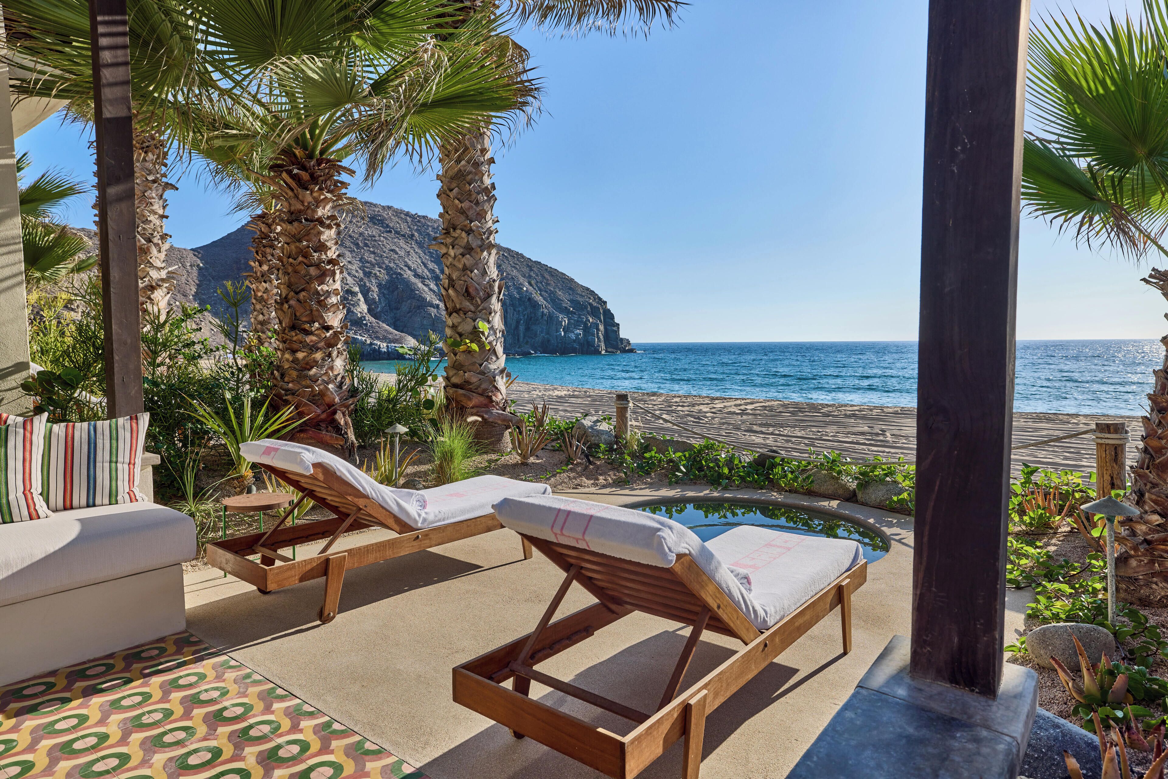 开间, 1 张特大床, 海洋景观 (Plunge Pool) | 露台