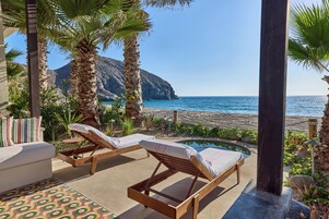 Studio, 1 King Bed, Ocean View (Plunge Pool) | Terrace/patio