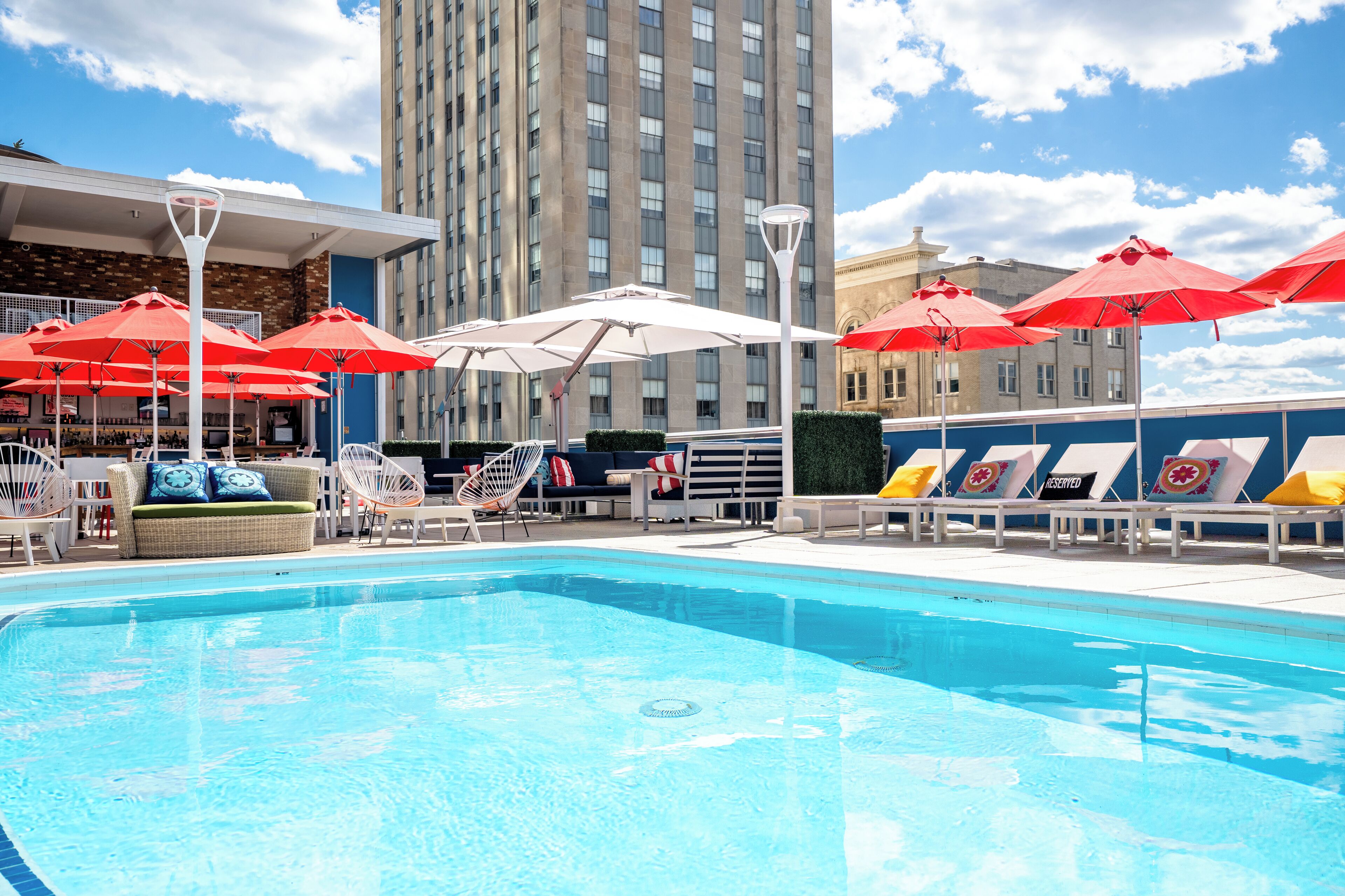 Rooftop pool