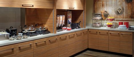 Gratis frukostbuffé varje dag