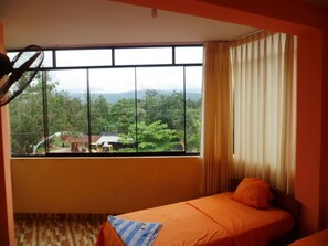 Panoramic Twin Room, City View | Desk, iron/ironing board, free WiFi