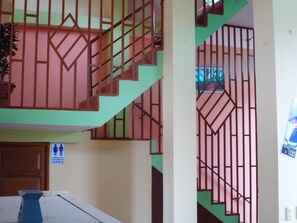 Interior entrance