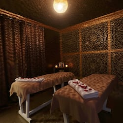 Turkish bath, body treatments, facials, 1 treatment room