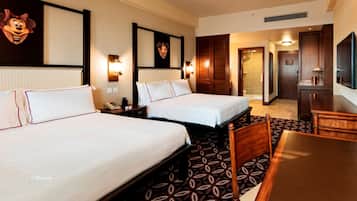 Minibar, in-room safe, desk, blackout curtains