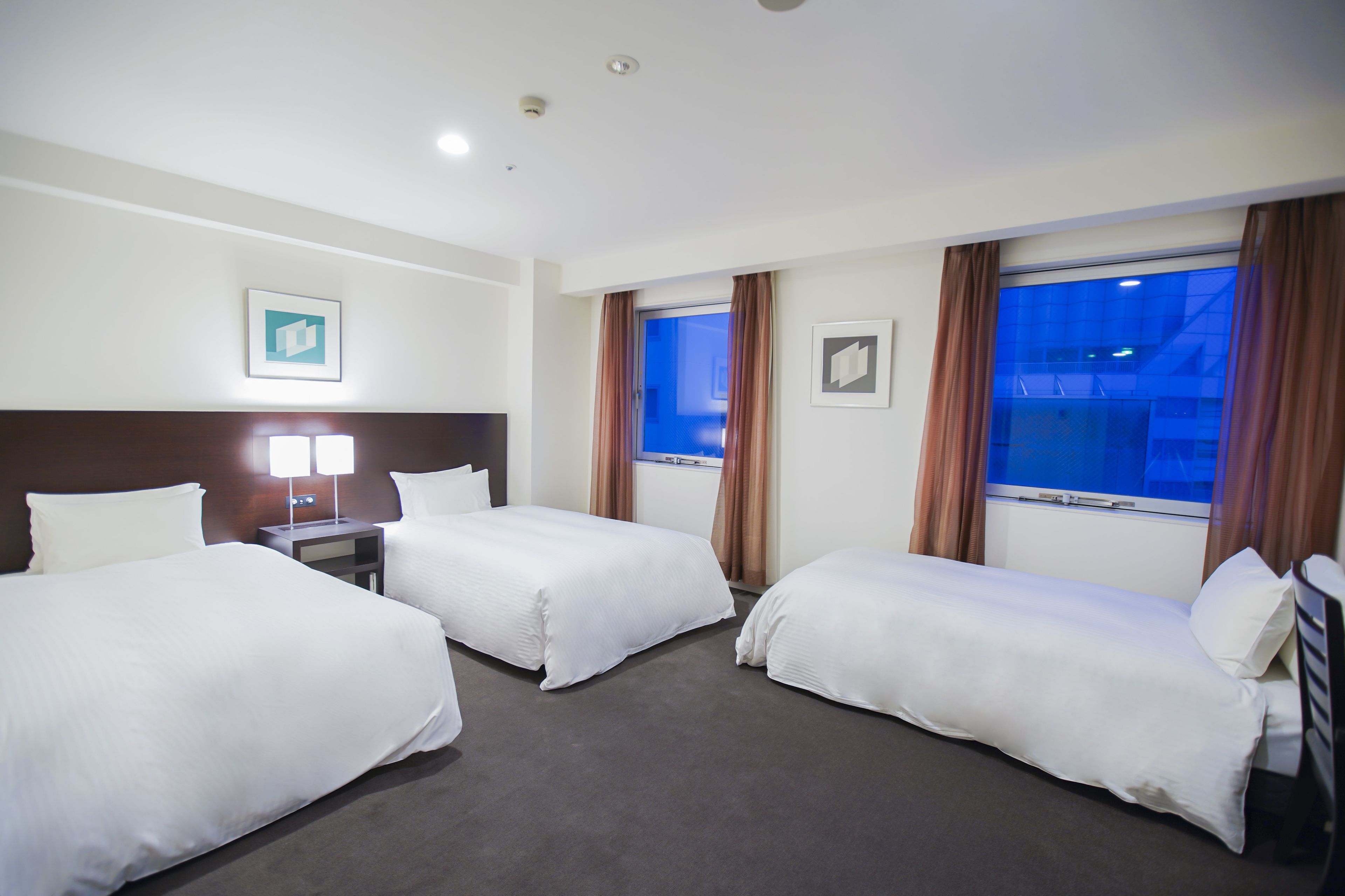 [west building] deluxe twin, non smoking (36.1sqm) | 1 bedroom, desk, soundproofing, free wifi