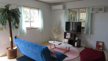 Rumah, 2 kamar tidur | Area keluarga | TV layar datar dan Netflix