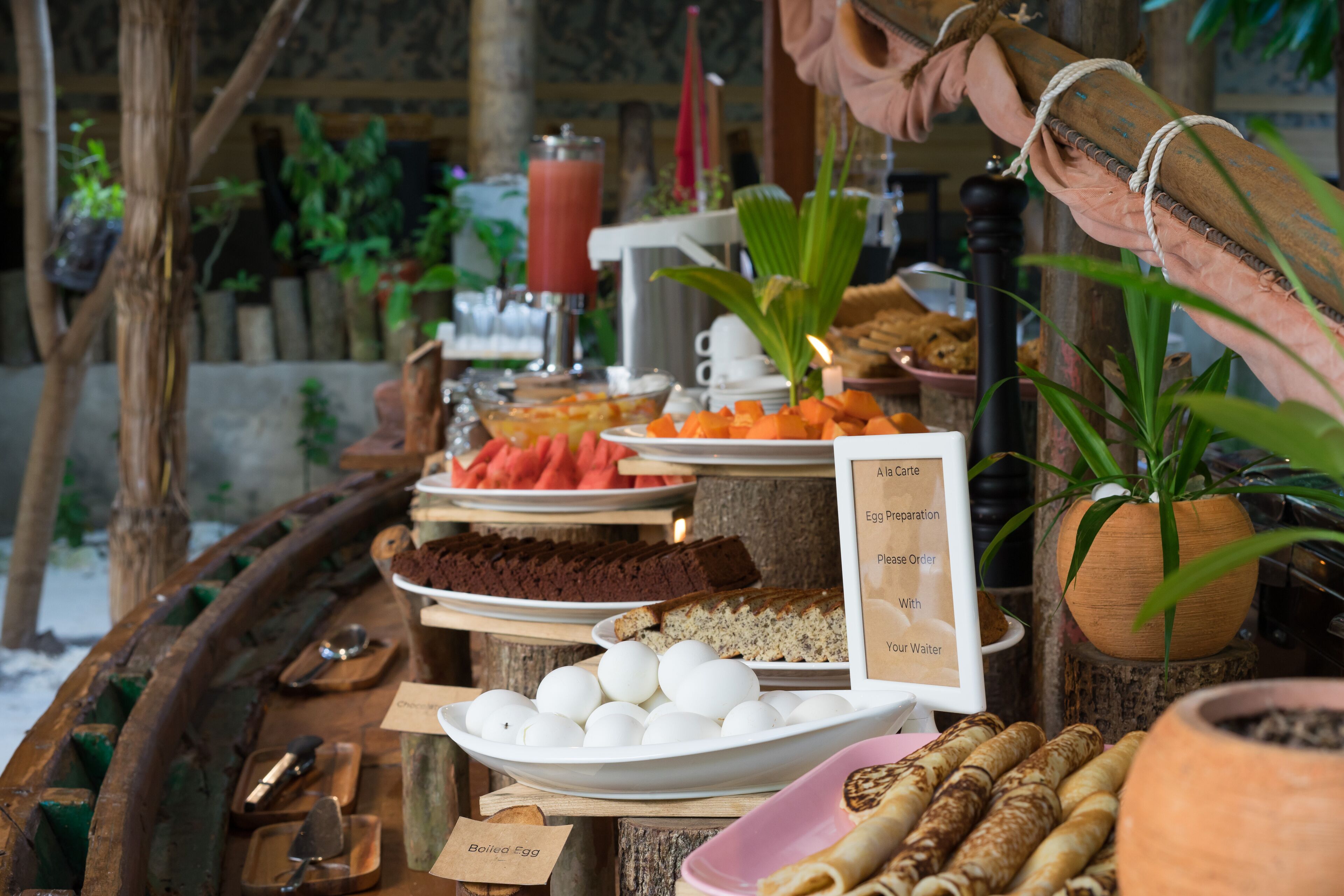 Desayuno buffet todos los días (con cargo)