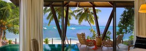 Luxury-Villa, 5 Schlafzimmer, eigener Pool, Meerblick (with 1 chef, 2 housekeepers, 1 butler) | Ausblick vom Zimmer