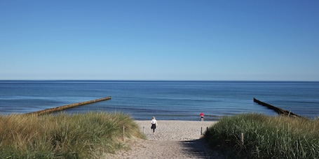 Blick von der Unterkunft. Strandhaus Ahrenshoop Boutiquehotel