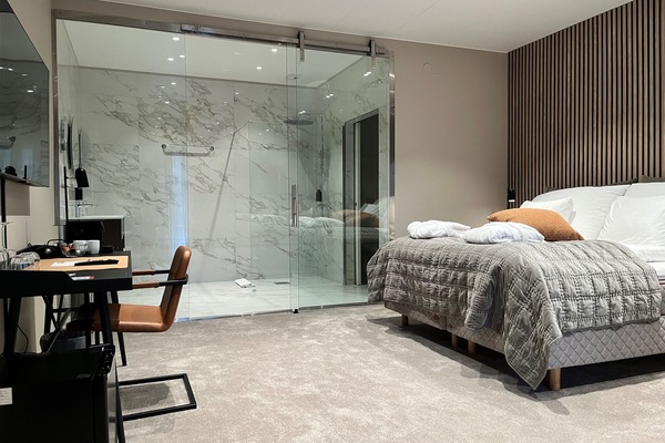 Design Studio Suite | Desk, blackout drapes, iron/ironing board (on request)