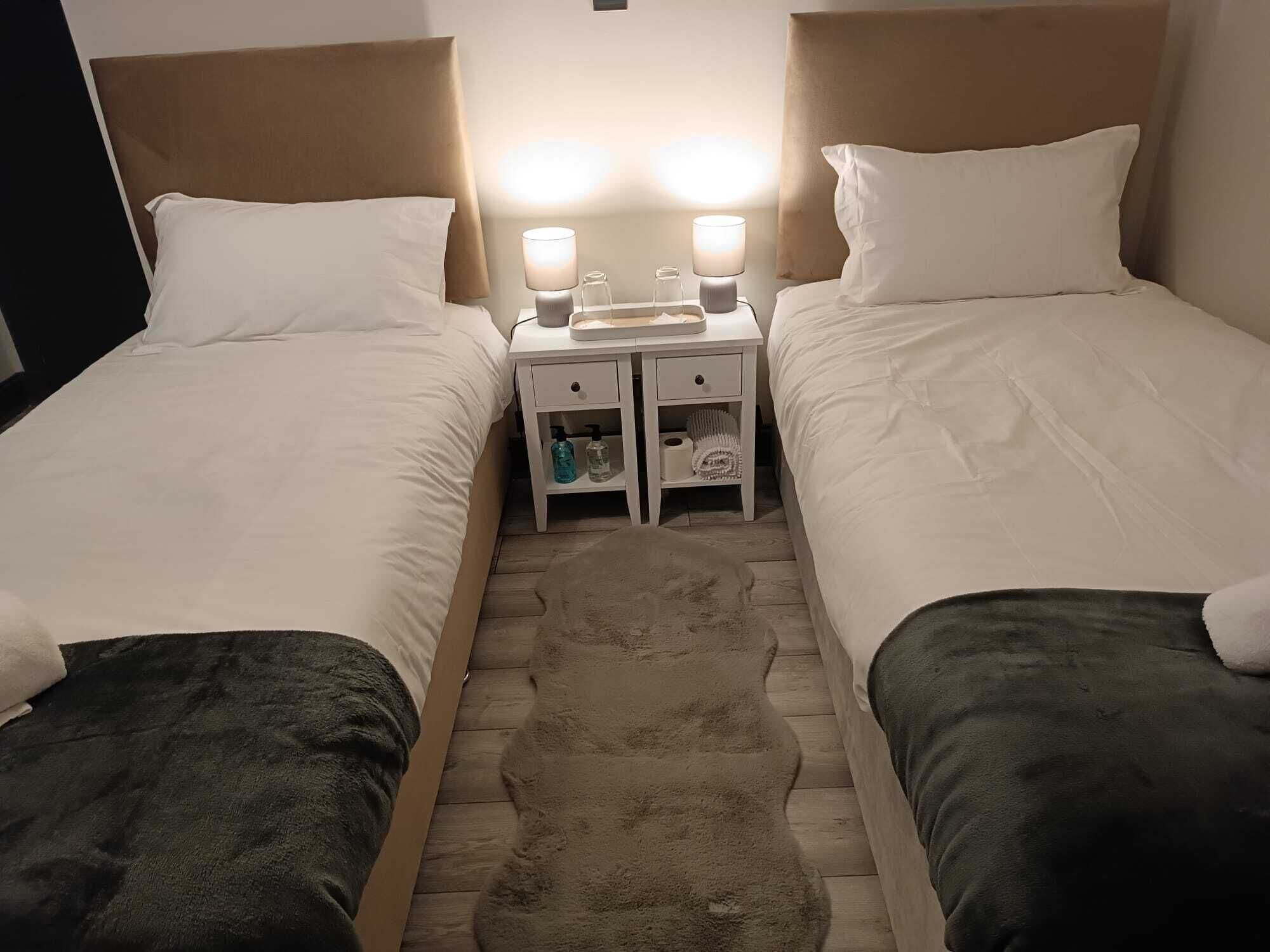 Quarto duplo standard, banheiro compartilhado