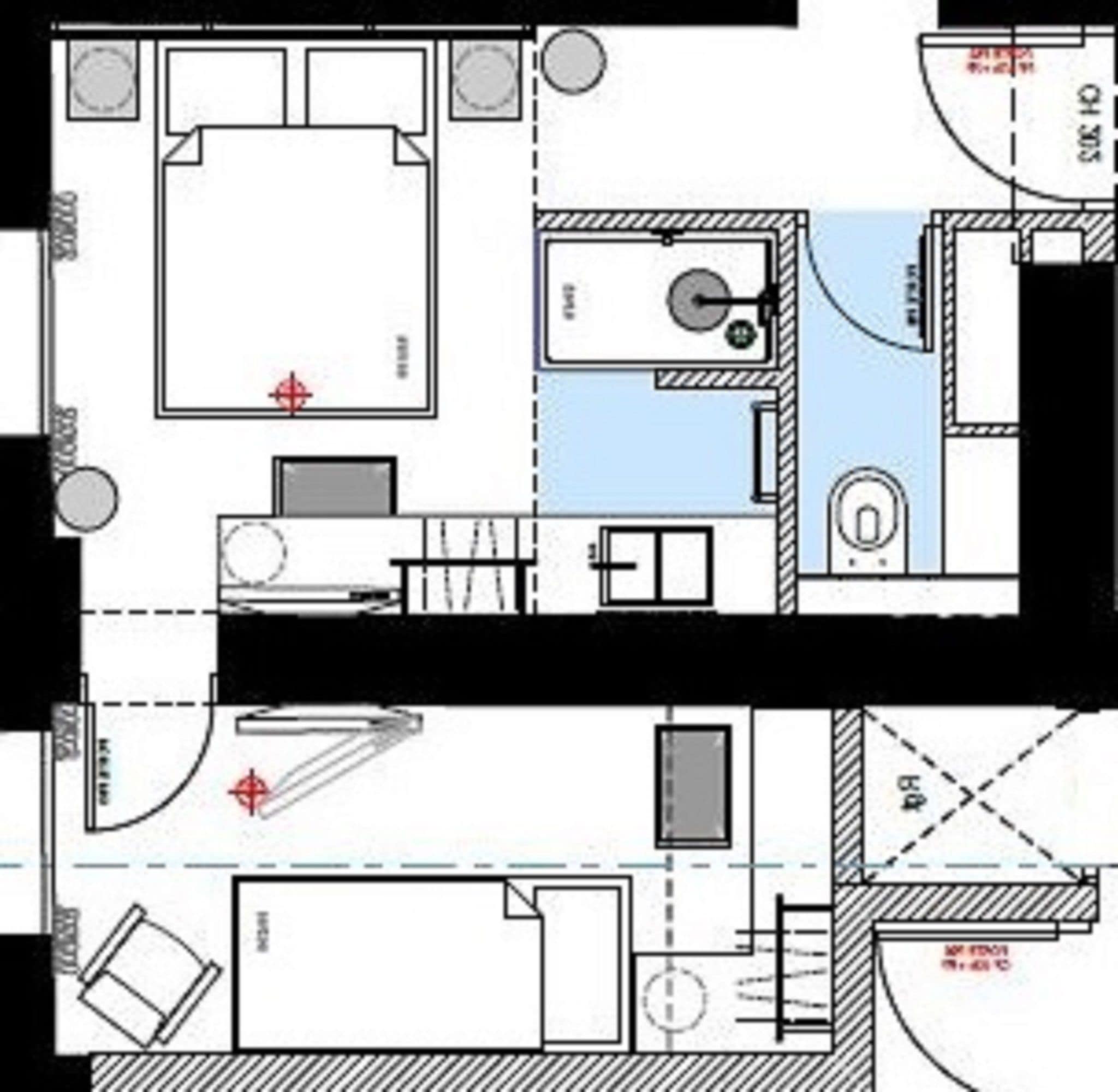 classic triple room | floor plan