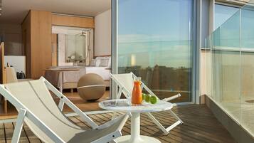 The Level - Dobbeltværelse - terrasse | Byudsigt