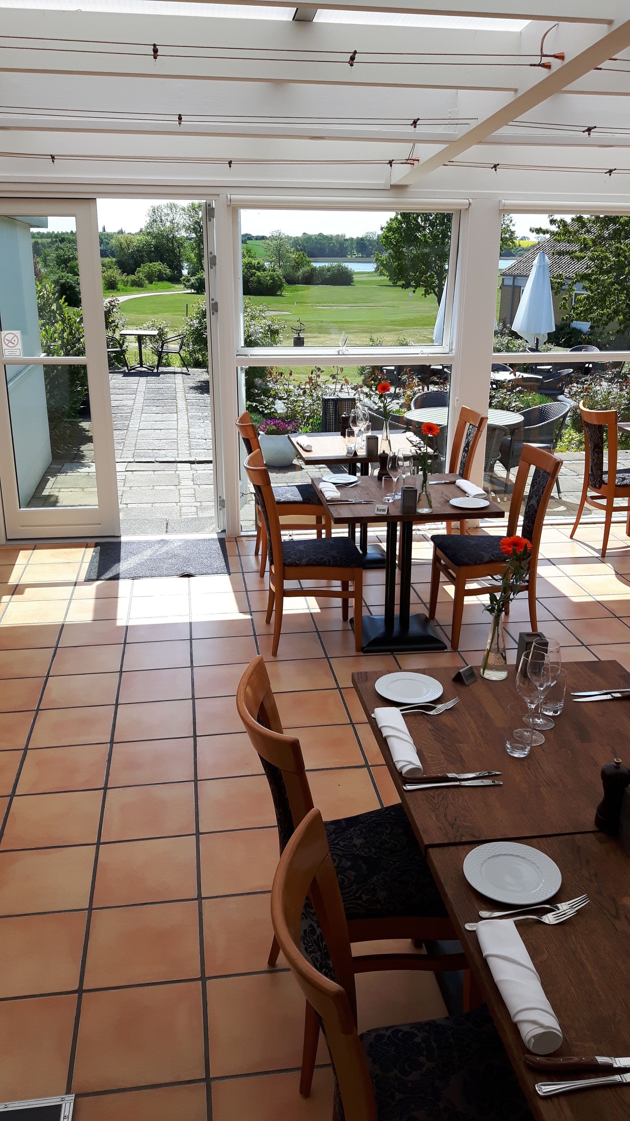 dinner served, local and international cuisine, garden views