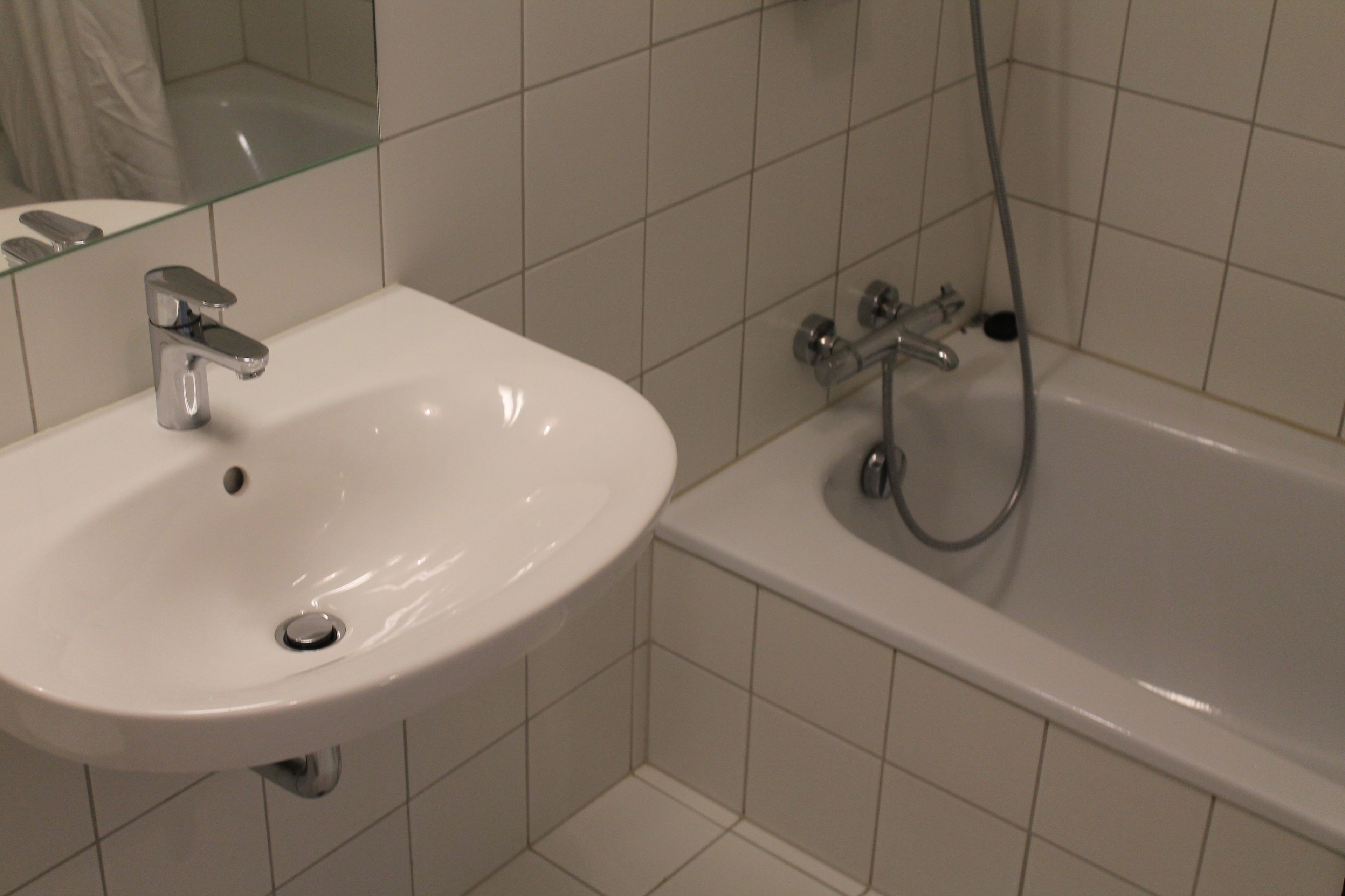 free toiletries, hair dryer, towels