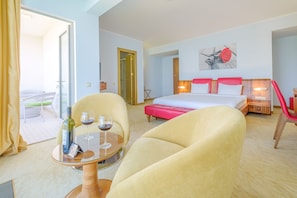 Panoramic Double Room | Premium bedding, minibar, in-room safe, soundproofing - Castello Mare Hotel & Wellness Resort (Kobuleti)