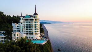 Overnatningsstedets facade