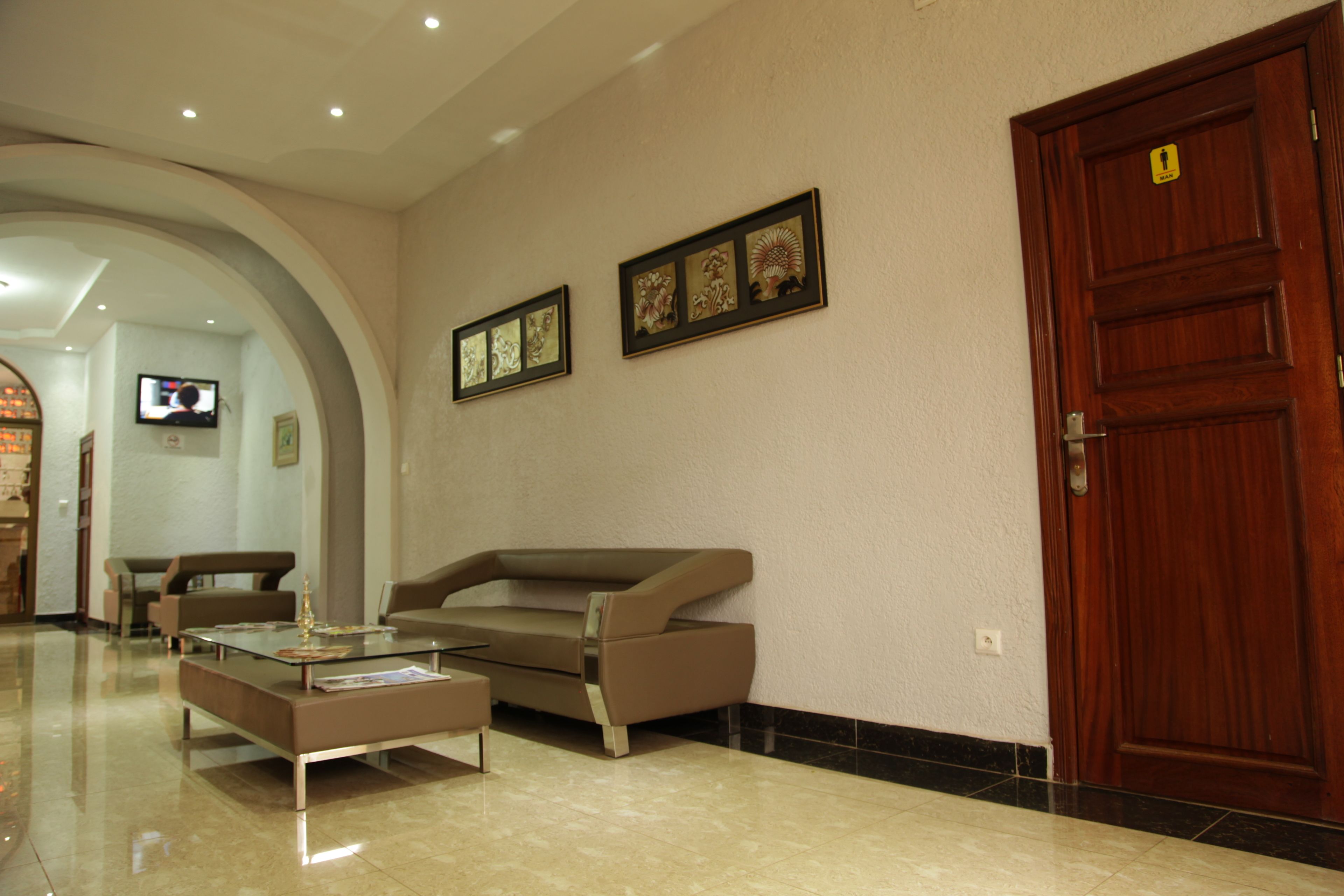 Lobby sitting area