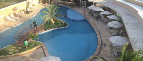 Blick von der Unterkunft