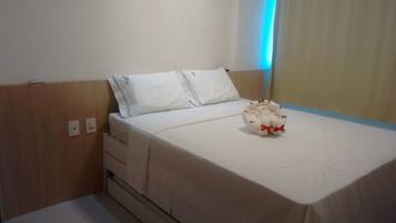 Room, 2 Bedrooms | 1 bedroom, hypo-allergenic bedding, blackout drapes, iron/ironing board