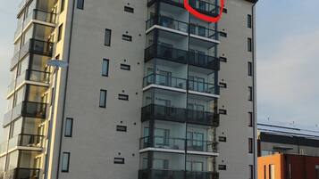 Majoituspaikan julkisivu